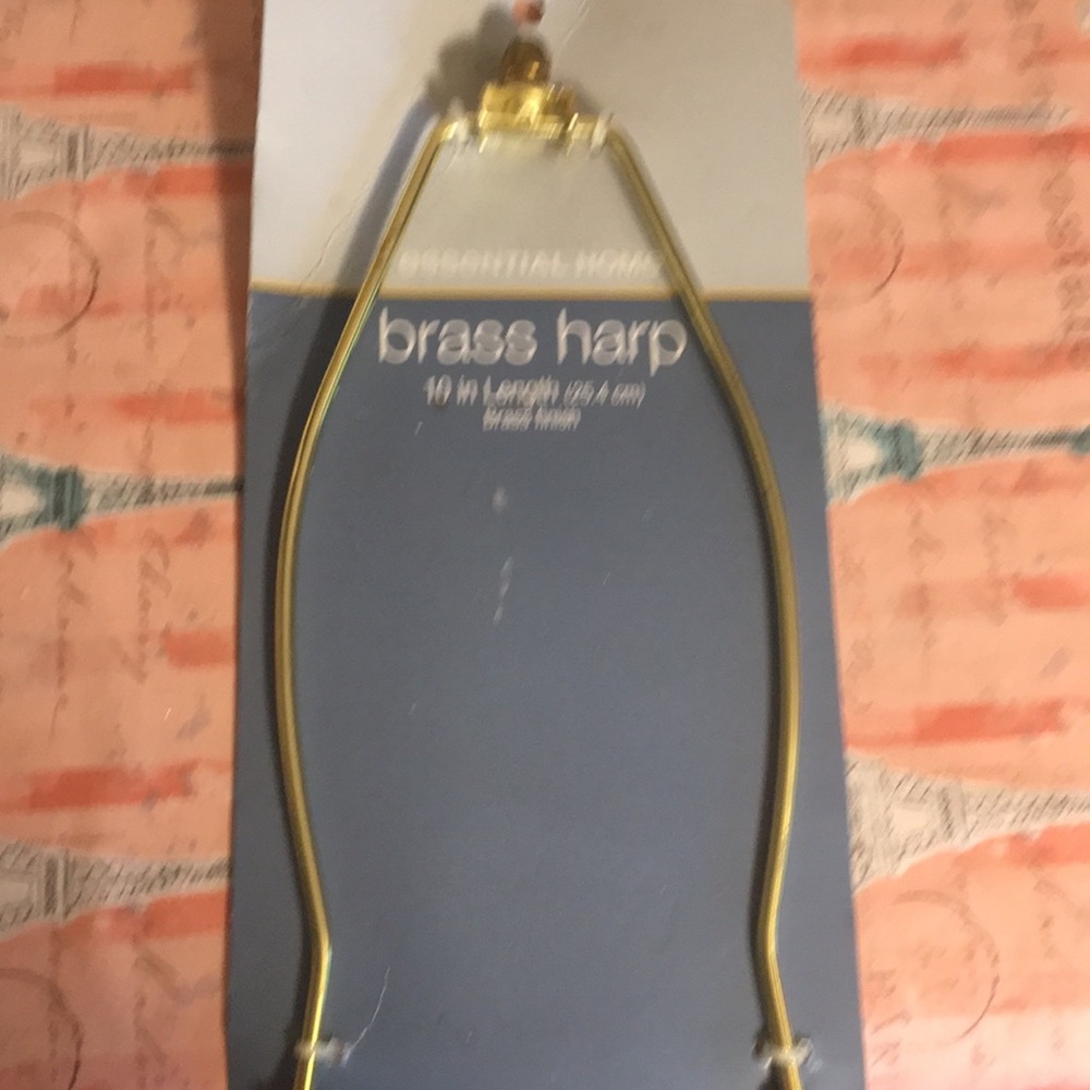 Essential home brass harp 10 inches